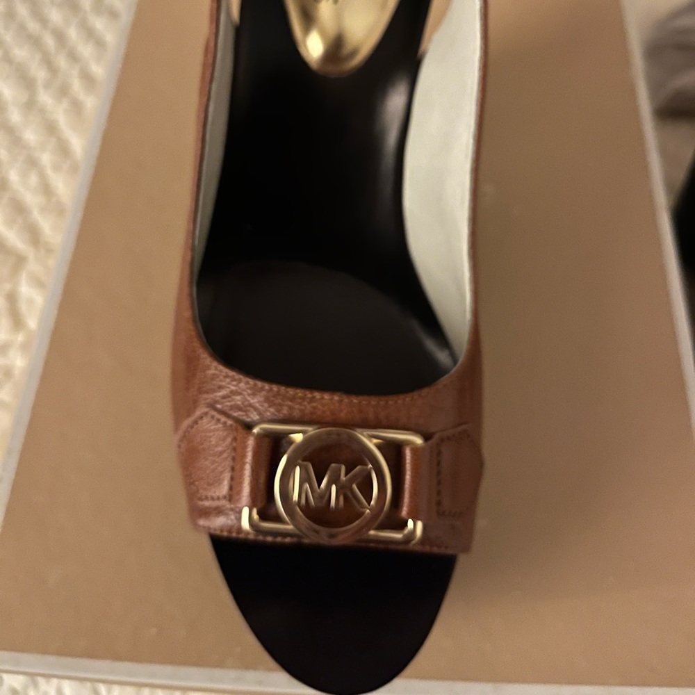 Michael Kors Charm Sling Wedges